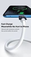 Câble de charge rapide USB A vers Type C PD avec logo personnalisé, transfert de données 10 Gbps, pour iPhone, Xiaomi, Huawei, smartphone