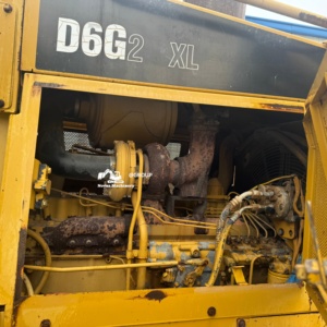 Bulldozer <span class=keywords><strong>d</strong></span>'<span class=keywords><strong>occasion</strong></span> Caterpillar DD6G2 avec système de puissance puissant à vendre – Niveleuse routière - Product Image 4