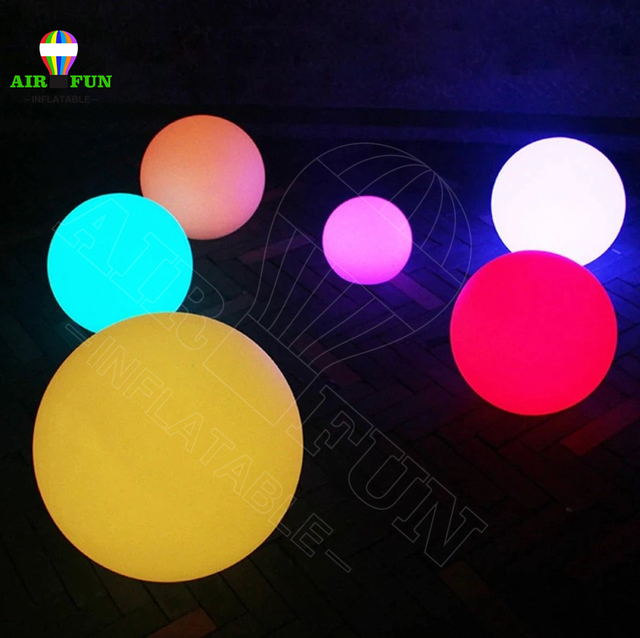 AIRFUN 2022 Big Inflatable Ball with Led Light , Floating Ballon for Event Decoration