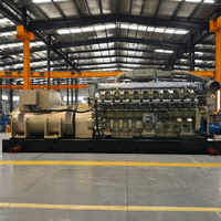 Générateur à turbine à gaz naturel Jichai 1000KW 2000KW, excitation sans balais, refroidissement par eau, démarrage automatique, 50Hz, certifié ISO9001 CE