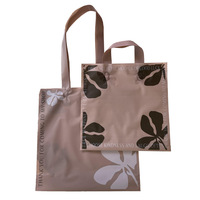 Sac de courses en plastique PE rose premium durable avec poignée pour supermarché et emballage de vêtements - Commande minimum