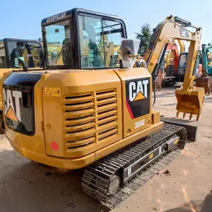 Excavateur cat 306e2 d'origine marque japonaise d'occasion mini excavateur cat 306e chenille 306 excavatrices automatiques bon prix