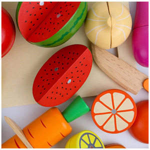 Ensemble de jouets magnétiques <span class=keywords><strong>en</strong></span> <span class=keywords><strong>bois</strong></span> pour fruits <span class=keywords><strong>et</strong></span> légumes Jouet de simulation pour enfants - Product Image 2
