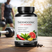 Gélules Thermogéniques Brûle-Graisses International Health Winner Sports Health à l'Extrait de Fruit d'Açaï, Véganes, Sans Gluten, Soutien à la Réduction de l'Appétit