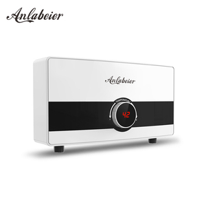 เครื่องทำน้ำร้อนทันทีระดับมืออาชีพ 5500W พร้อมหน้าจอแสดงอุณหภูมิบนปุ่มหมุน สำหรับคลังสินค้า บ้าน ห้องน้ำ 220V - Product Image 1