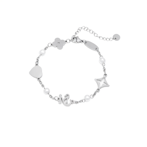 E495-B190-0202P สร้อยข้อมือแฟชั่นแบบโซ่และแบบเชื่อมต่อ - Product Image 2