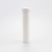 Tube en plastique PP pour comprimés effervescents, 29*99mm, avec bouchon dessiccant à clapet, sérigraphie, vente en gros KD