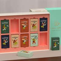 Boîte cadeau carrée rigide personnalisée avec logo couleur recyclable avec doublure de partition d'enveloppe, couvercle et base
