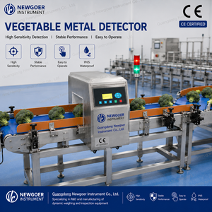 Détecteur de métaux automatique pour l'inspection des aliments et des légumes NG-706, conception à circuit double boucle, sensibilité réglable séparément - Product Image 1