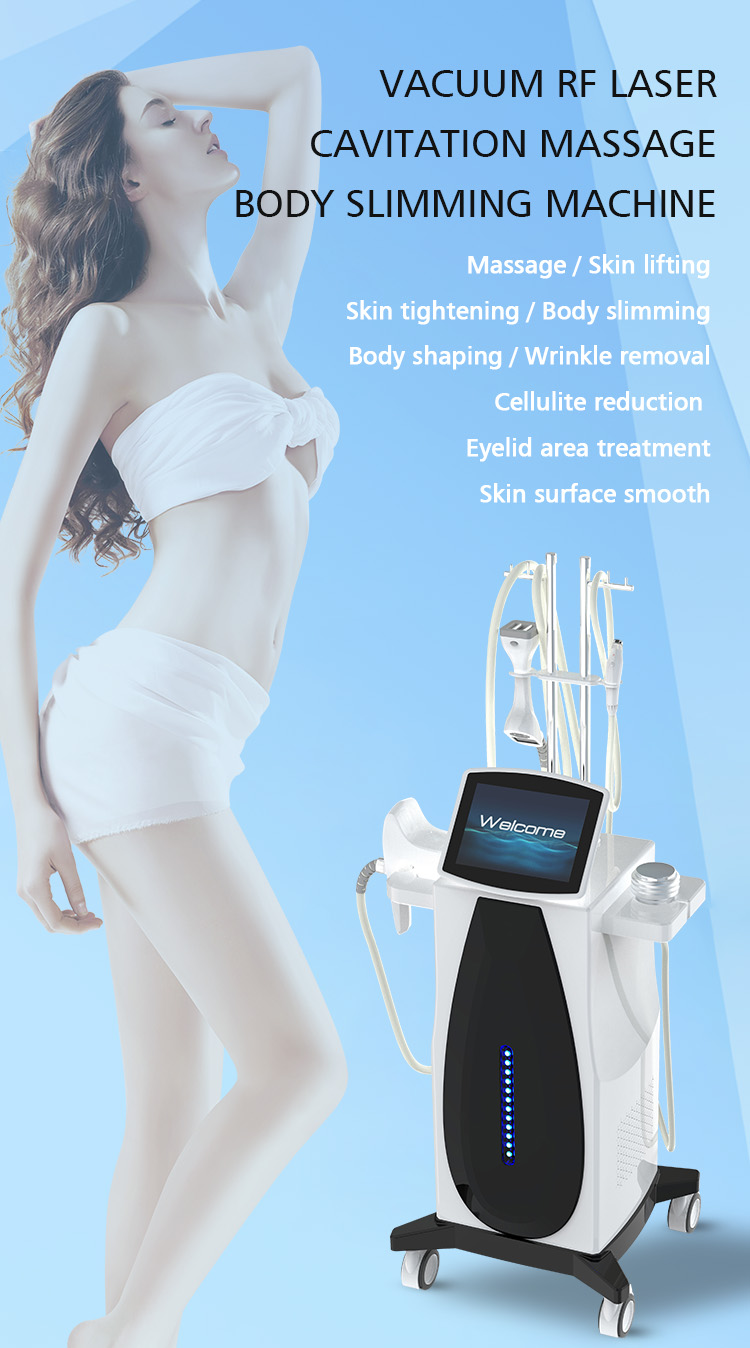 Bieir vela vacuum roller RF cavitation fat burning slimming machine beauty salon SPA equipment