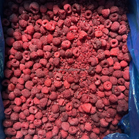 Frambuesas Enteras Congeladas de Alta Calidad, IQF, Cosecha Fresca, Suministro a Granel para Servicios de Alimentación y Comercio Minorista