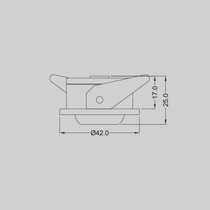 GISIH Projecteur d'armoire LED haute luminosité 5W éclairage de comptoir en aluminium pour vitrine bijoux Affichage d'éclairage - Product Image 6