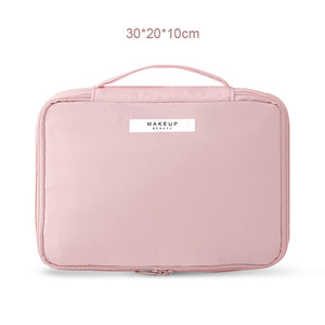 Nouvelle Trousse de Toilette Imperméable 2026 Grande Capacité, Sac de Maquillage Portable Écologique en Polyester Imperméable, Organisateur Suspendu Durable - Product Image 1