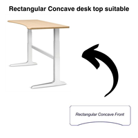 Tapis de souris personnalisé en forme de L ou en U / Rectangulaire à deux niveaux / Rectangulaire / Bureau ou table en forme de péninsule