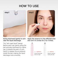 Sérum Visage Anti-Acné Jour et Nuit à l'Acide Salicylique, Centella et Acide Hyaluronique – Contrôle du Sébum, Apaise les Rougeurs et Répare les Imperfections – Meilleure Vente