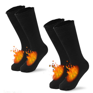 Calzini in cotone da donna promozionali all'ingrosso tinta unita inverno soffici calzini termici spessi caldi e confortevoli - Product Image 1