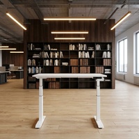 Health Defender Smartfurniture - Cadre de bureau debout moderne en métal, réglable en hauteur