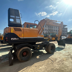 Excavadora usada Hyundai de alta calidad, excavadora Hyundai de alta calidad R150W R130W para el precio barato - Product Image 1