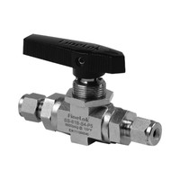 Finelok 61B High Performance Ball Valve CF8M Cast Stainless Steel 6000 psig 2 Way 3 Way Angle 1/16 to 3/4 in. NPT BSPP Fitting