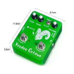 JOYO JF-12 Voodoo Octave Fuzz Effet Pédale de Guitare <span class=keywords><strong>Basse</strong></span> Électrique Compression Dynamique avec True Bypass Accessoire en Aluminium - Product Image 4