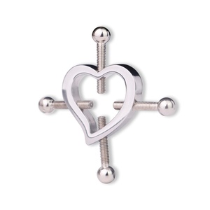 QKKQ Metal Screw <b>Locking</b> Nipple Clamps Sexy Piercings for Women Stainless Steel Breast Clamps BDSM Bondage Sex Toys - Product Image 4