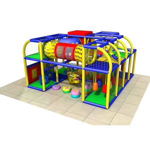 อุปกรณ์สวนสนุกในร่มสำหรับเด็กหลายระดับสนามเด็กเล่นพร้อมอุโมงค์และสไลด์สำหรับศูนย์รวมความบันเทิงในครอบครัวดีไซน์ตามสั่ง - Product Image 3