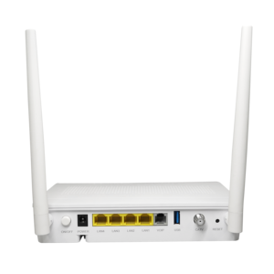 Router WiFi6 de Doble Banda G1430-C 2.4G 5G 4GE+1RJ11 AX3000 ONU Xpon CATV Fibra Óptica - Product Image 1