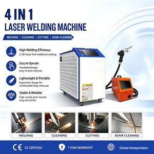 Máquina de Soldadura Láser de Fibra Portátil 4 en 1 de Alta Potencia, 1500W, para Servicio OEM Disponible - Product Image 1