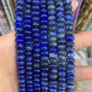 Cuentas de piedra redondas Hui Rui de 5*8mm, gemas naturales, cuentas sueltas de piedra Heishi Abacus natural para hacer collares DIY - Product Image 2