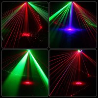 36W RGBW 4-in-1 Mini LED Moving Head Beam Bühnenlicht DMX512 Soundsteuerung Stroboskop-Effekt DJ Disco Party Bar Club