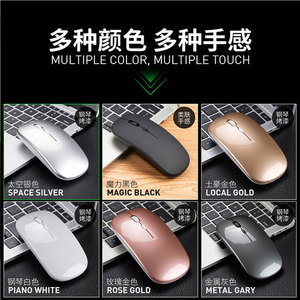 Ratón Bluetooth de 1600Dpi, inalámbrico, USB, silencioso, ergonómico, para escritorio, teléfono, tableta, piano, color blanco - Product Image 3