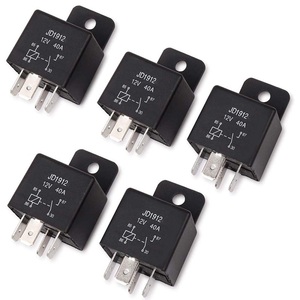 Relé Automotriz D1912 de <span class=keywords><strong>4</strong></span> <span class=keywords><strong>Pines</strong></span>, 40A, 12V, 24V, SPST, para Automóvil, Camioneta, Motocicleta, Barco, Relé de 5 <span class=keywords><strong>Pines</strong></span> - Product Image 3