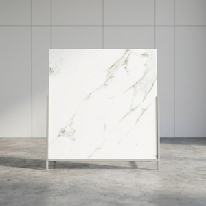Baldosas de Porcelana Pulida Nano Arctic White, 600x600mm, Acabado Brillante, Cerámica Esmaltada, 8mm, Colección Cararra - Product Image 4
