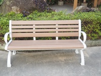 Chaise de table de banc de jardin en fonte d'aluminium/fer de conception classique traditionnelle d'usine de la Chine