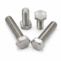 Visserie de qualité supérieure, boulons et écrous M16 TBF M48, boulons hexagonaux en acier inoxydable, boulons et écrous hexagonaux DIN933 DIN931 pour la construction