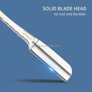 <span class=keywords><strong>Rasoio</strong></span> Pieghevole Manuale da Barbiere, Classico Giapponese Professionale <span class=keywords><strong>con</strong></span> Manico in Plastica Opaca per Uomini e Donne, Viaggio e Casa - Product Image 4