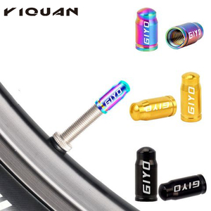 Tapa de Válvula Presta Schrader de Titanio para Bicicleta de Montaña y Carretera, Cubierta Universal Antipolvo para Vástago de Neumático - Product Image 2