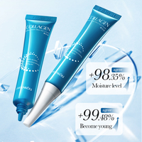 Crème pour les yeux anti-âge FAYANKOU à la marque privée, collagène et peptides, effet instantané anti-rides, élimination des poches sous les yeux, des cernes, raffermissante, liftante