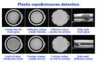 Auto tapas de plástico cierres visión máquina de inspección equipo caja de inspección Visual para la calidad con software de Control remoto