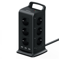2025 Tour Europe Power Strip Cube Socket Avec Port USB Allemagne Prise Rallonge Électrique Multi Prise Murale Adaptateur Surge P