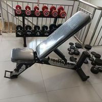Banc de musculation pliable en métal réglable sur 7 niveaux pour la musculation et l'entraînement en salle de sport