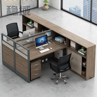 Poste de travail de bureau simple et moderne, rectangulaire, écologique, modulaire, avec cloison, pour employés, bureau informatique