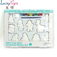 Kit de peinture DIY pour figurines en plâtre, kit d'artisanat de poupées en gypse pour enfants de 6 à 12 ans, cadeau d'anniversaire, jouet artistique
