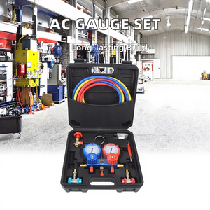 Conjunto de Manômetros para Ar Condicionado R134 R410a R22 R407c para Ferramentas de Refrigeração de Veículos - Product Image 3