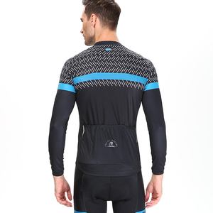 Venta al por mayor equipo <span class=keywords><strong>de</strong></span> <span class=keywords><strong>manga</strong></span> <span class=keywords><strong>larga</strong></span> traje <span class=keywords><strong>de</strong></span> ropa <span class=keywords><strong>de</strong></span> bicicleta <span class=keywords><strong>ciclismo</strong></span> conjunto bicicleta Jersey - Product Image 3