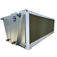 Efficace extérieur en forme de v 6kw 9kw 12kw 16.5kw 22.5kw radiateur de refroidissement par eau refroidisseur à sec à immersion v 30kw