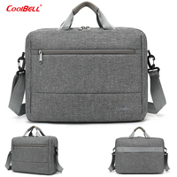 CoolBELL – sacoche d'ordinateur portable avec logo personnalisé, 15.6 pouces, étanche, grande capacité, pour hommes et femmes, pour le bureau et les voyages