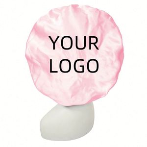 Bonnets et foulards personnalisés avec logo Mommy Me, bonnet en satin pour enfants et femmes, ajustable, pour cheveux bouclés naturels - Product Image 2