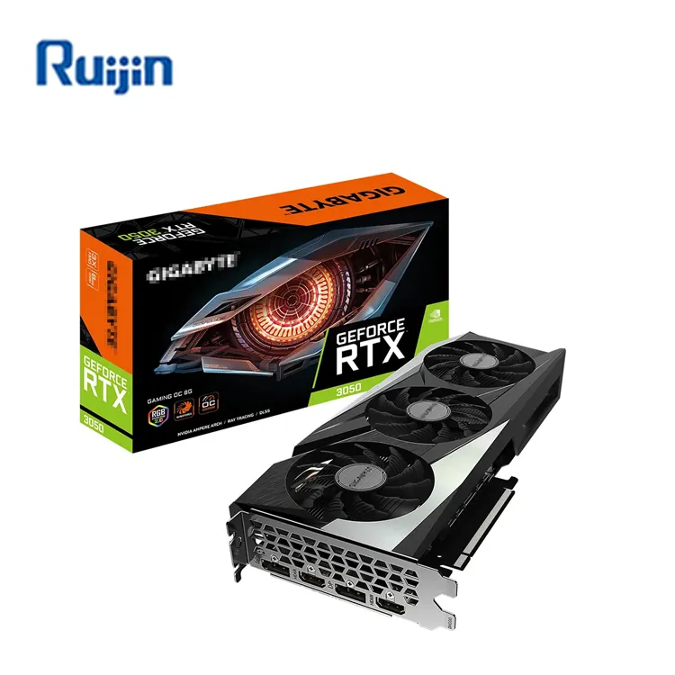 Gigabyte Geforce RTX3050 NON LHR Graphics card 8GB GDDR6 128 bit Eagle Giga Gaming oc GPU RTX 3050 for gaming