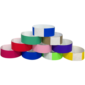 Pulsera de papel personalizada, pulsera desechable de papel Tyvek, pulsera de papel sintético impermeable para la entrada del parque infantil. - Product Image 4